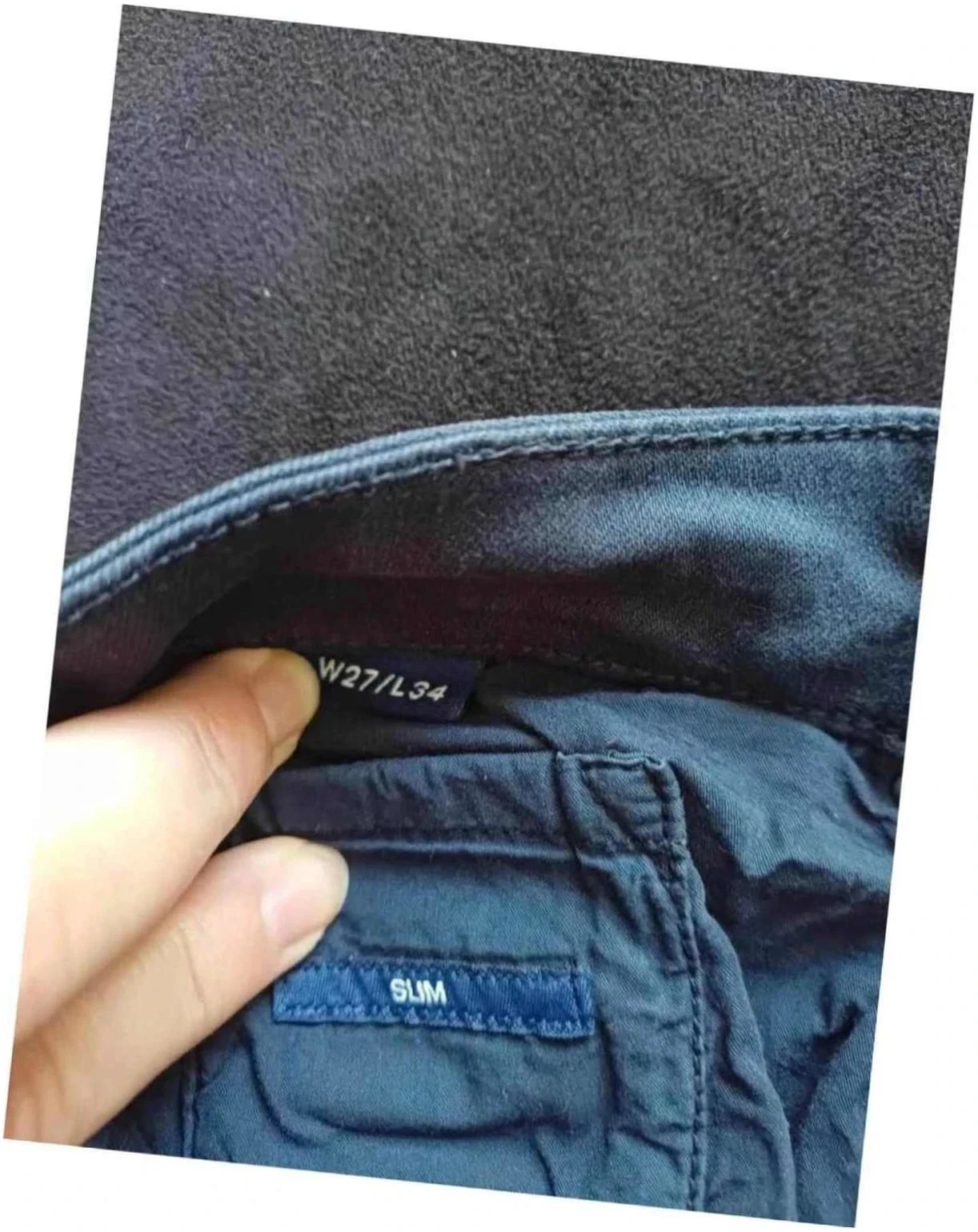 Pantalon Slim Gant - Bleu Marine - W27 L34 (Taille 34/36) – photo 12